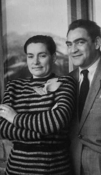 Stanisław i Lena tuż przed ślubem, 1946. Ze zbiorów rodziny Fishautów.
