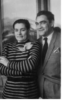 Stanisław i Lena, druga połowa lat czterdziestych. Ze zbiorów rodziny Fishautów.