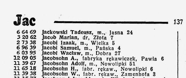 Książka Telefoniczna Warszawy 1938/1939